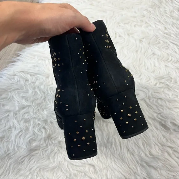 & Other Stories Dome studded suede ankle boots - Picture 8 of 9